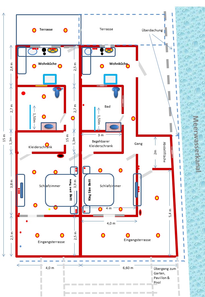 Wohnungsplan Wohnung 2 und 3
